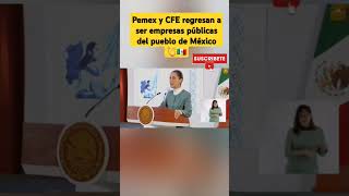 pemex cfe reforma sheinbaum claudiasheinbaum mañanerahoy noticias noticias amlovers [upl. by Alfeus]