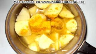 mayonesa de papa recetas vegetarianas dietas saludables [upl. by Hareema]