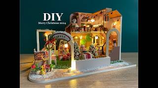 COFFEE FullHouse Romance Christmas2024  DIY Miniature Dollhouse Crafts  Relaxing Satisfying Video [upl. by Schiro206]