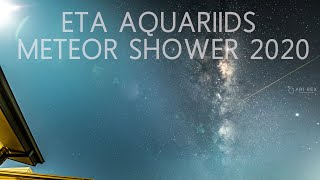 Eta Aquariids Meteor Shower Compilation Timelapse During Iso [upl. by Kaden]