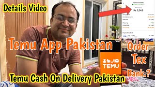 Temu App Review Pakistan  How to Order Temu App  l Temu Cash On Delivery Pakistan [upl. by Margi]