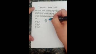 Probabilidade matematica concursos [upl. by Bartolemo]