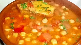 Potaje de Garbanzos con Bacalao A mi manera [upl. by Eitac]