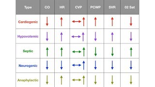 Types of Shock Cardiogenic Hypovolemic Septic Neurogenic Anaphylactic [upl. by Einohtna]