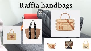 Raffia bags Luxury summer handbags [upl. by Myrta192]