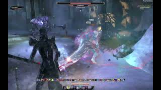 ESO Dungeon Depths of Malatar  Normal  1st Look Solo MagSorc w Companion [upl. by Annadroj224]