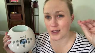 Review of the Motif Luna Double Electric Breast Pump Builtin LED Night Light [upl. by Rebma]