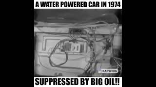 A waterpowered car in 1974 [upl. by Deirdra]