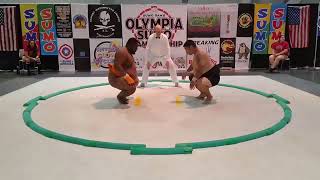 Jay Scriven vs Larry Velasquez  Sumo Dans Olympia Sumo Championship 2024 [upl. by Eislek]