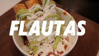 Flautas Ahogadas con Salsa de Frijoles  No vuelves a comer otras Flautas [upl. by Enimzzaj]