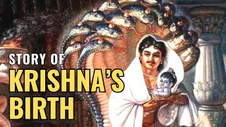 Story Of Krishnas Birth  Krishna Janmashtami [upl. by Akienom]