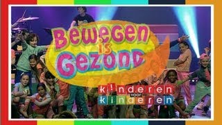 Kinderen voor Kinderen  Bewegen is Gezond Officiële videoclip [upl. by Schechter996]