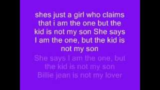 Billie Jean with lyrics [upl. by Acirederf]