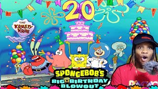 SpongeBobs Big Birthday Blowout Reaction 🎂 🥮🎈🥳 🎉 [upl. by Neysa]