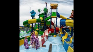 Normanville SA  Beachside holiday park waterslides [upl. by Nol]