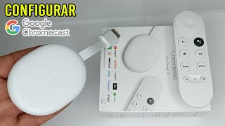 Cómo CONFIGURAR Chromecast 4ta GenUNBOXINGMuy fácil [upl. by Dj129]