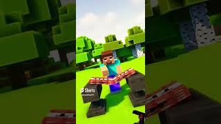 Herobrine Vs Blocks 😬😱 minecraft minecraftanimation steveeeminecraft animation edit minesteve [upl. by Aisemaj970]