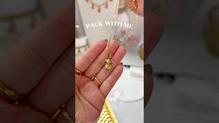 Pack with me✨ This is her fifth purchase♥️jewelry packingorders asmrアクセサリー [upl. by Alwin506]