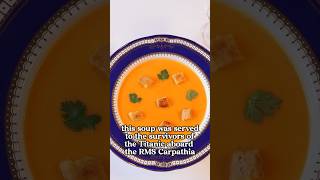 This soup was served to survivors of the Titanic upon the rescue ship RMS Carpathia [upl. by Edveh443]