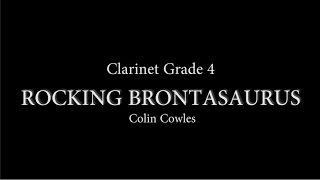 Rocking Brontasaurus for Clarinet and Piano [upl. by Kneeland]