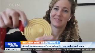 Exclusive talkSnowboard Cross Gold Medalist Lindsey Jacobellis  Team USA  Beijing 2022 Olympics [upl. by Katie]