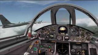 XPlane 9  CF104 Starfighter over Germany [upl. by Neltiak]