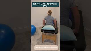 Left Epley Vertigo Exercises for Benign Paroxysmal Positional Vertigo BPPV vestibular shorts [upl. by Cinda547]