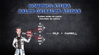 NOMENCLATURASALES OXISALES ACIDAS [upl. by Rudin]