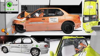 Hirochi Sunburst Airbags Crash Test NCAP  BeamNGdrive [upl. by Clute]