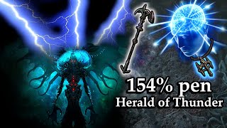 Updated Omniscience auto Herald of Thunder Success  Path of Exile 317 Archnemesis [upl. by Nesral215]