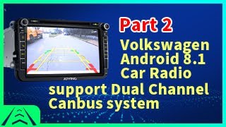 Joying 8quot Volkswagen Head Unit 4GB Android 810 Canbus System Radio [upl. by Gianni7]