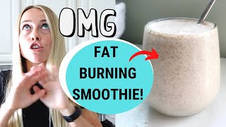 My Daily FAT BURNING SMOOTHIE That Uses FRUIT Intermittent Fasting Smoothie Recipe [upl. by Auhsej]