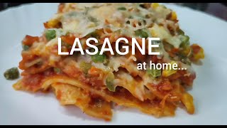 Lasagne recipe at home Veg  Hindi  इटालियन लसानिया घर पर बनाएं  Sudha Gupta Homemade Food [upl. by Ecille]