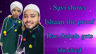 Savi shows Ishaan the proof Rao Sahab gets shocked [upl. by Yerok431]