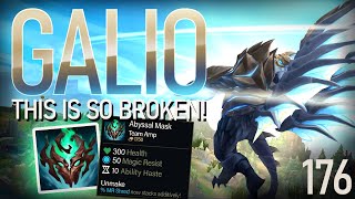 NERF THIS ITEM RIOT ITS TOO BROKEN 😮 GALIO GAMING  ABYSSAL MASK  FREE 😈 Nemesis [upl. by Teresa]