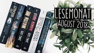 LESEMONAT  August 2018  Melanie liest [upl. by Adli]