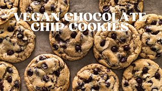 SECRETLY Vegan Chocolate Chip Cookies  Gluten Free [upl. by Derna]