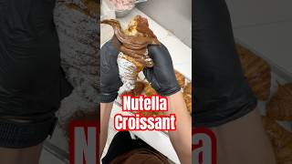 Nutella Croissant 🥐 [upl. by Oznol]