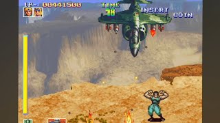 Playing Shock Troopers Neo Geo Gameplay Stage 1 [upl. by Waddell448]