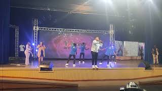 Kell Kay and Hyphen performing at FCB Malawi Has Talent [upl. by Elitnahc565]