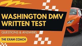 Washington DMV Written Test 2024  Questions with Explained Answers [upl. by Samalla]