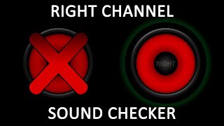 ▶️ONLY RIGHT CHANNEL▶️ 1 MINUTE  🎶Audio Stereo Test for Speakers  Headphones🎶 [upl. by Asirrak]