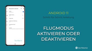 Flugmodus aktivieren oder deaktivieren Android 11 [upl. by Crescantia]