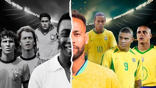 15 MAIORES JOGADORES BRASILEIROS DA HISTÓRIA DO FUTEBOL [upl. by Werbel38]