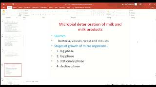 MICROBIAL DETERIORATION OF MILK BY DR SUSHMA KUMARI DEPT OF LPT BVC PATNA [upl. by Schoof116]