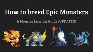 How To Breed All Rare Monsters In Monster Legends Part 1 [upl. by Gilemette]