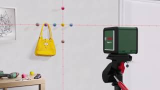 Bosch Quigo Plus Cross Line Laser with Tripod [upl. by Balbinder]