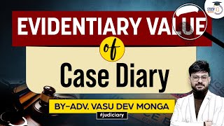 Evidentiary Value of Case Diary  Indian Evidence Act  StudyIQ judiciary [upl. by Arrakat28]