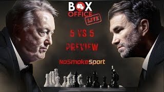 Box Office LIVE 5 VS 5 Queensberry vs Matchroom Preview 5vs5 QueensberryVsMatchroom [upl. by Pontias]