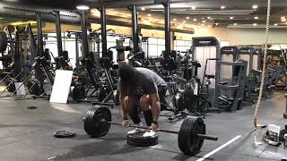 405lb 4 inch deficit deadlift for 3 reps [upl. by Anitsyrc]